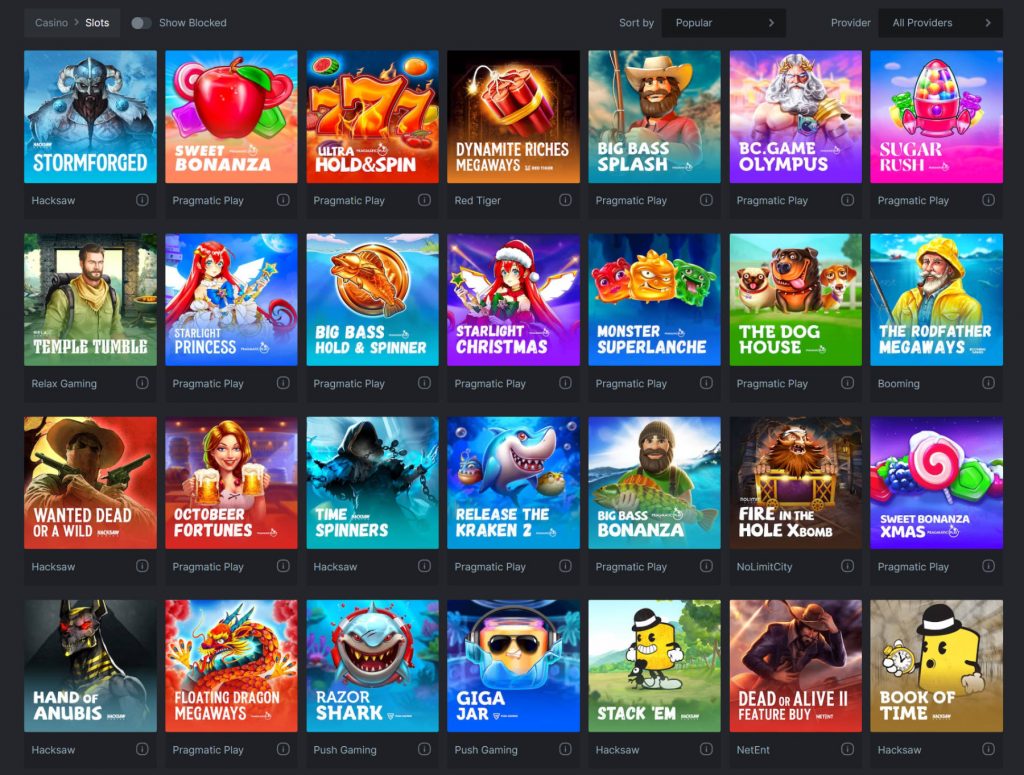 What Makes BC Game Slots Unique?